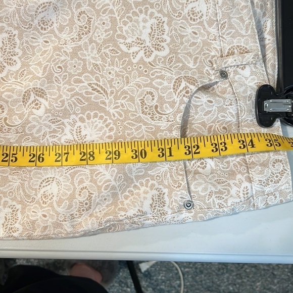 Laura Ashley Crop Pants Size 16 Five Pocket Style - Picture 7 of 10